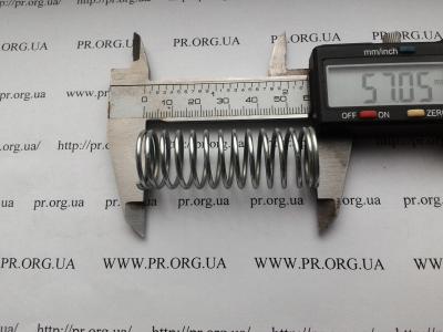 Пружина сжатия 1,6 х 19,6 х 57 (Артикул: S7194)