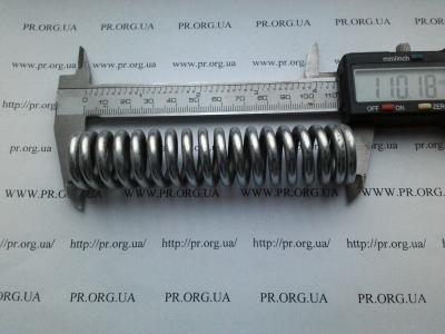 Пружина сжатия 4 х 24 х 110 (Артикул: S7209)