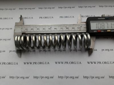 Пружина сжатия 4 х 24 х 108,5 (Артикул: S7211)
