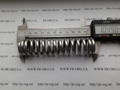 Пружина стиснення 4 х 24 х 105 (Артикул: S7212)