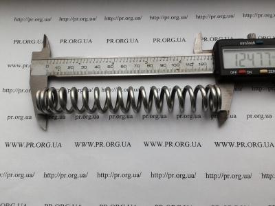 Пружина сжатия 3 х 19,4 х 124,5 (Артикул: S7218)