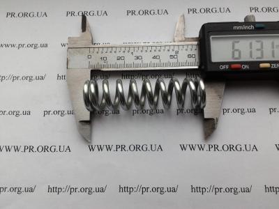 Пружина сжатия 3 х 17 х 61 (Артикул: S7221)