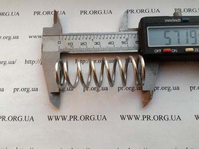 Пружина сжатия 2,2 х 20,6 х 57 (Артикул: S7234)