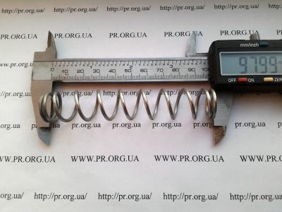 Пружина стиснення 2 х 18 х 98 (Артикул: S7238)