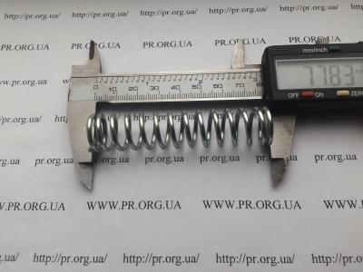 Пружина сжатия 2 х 16,8 х 77,8 (Артикул: S7251)