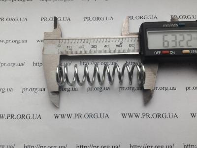 Пружина сжатия 2 х 16 х 63 (Артикул: S7255)