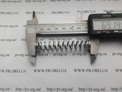 Пружина сжатия 2 х 12 х 69 (Артикул: S7256)