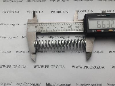 Пружина сжатия 2 х 12 х 66 (Артикул: S7257)