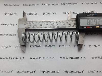 Пружина стиснення 1,6 х 18 х 89 (Артикул: S7268)