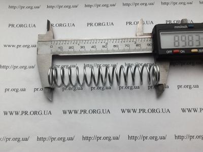 Пружина стиснення 1,6 х 17,5 х 90 (Артикул: S7269)