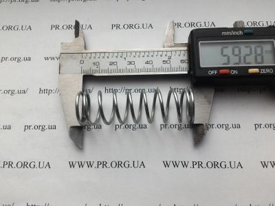 Пружина сжатия 1,6 х 18 х 59 (Артикул: S7278)