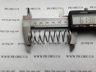 Пружина стиснення 1,6 х 18 х 61 (Артикул: S7282)