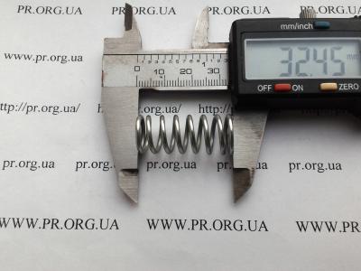 Пружина сжатия 1,6 х 13,5 х 32,5 (Артикул: S7288)