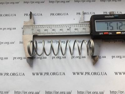 Пружина стиснення 1,5 х 19,3 х 75 (Артикул: S7296)