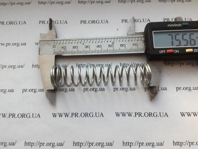 Пружина стиснення 1,5 х 16,7 х 75,5 (Артикул: S7297)