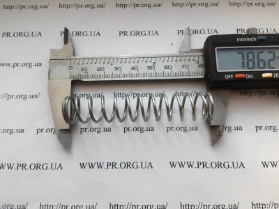 Пружина стиснення 1,5 х 15,5 х 78,5 (Артикул: S7298)