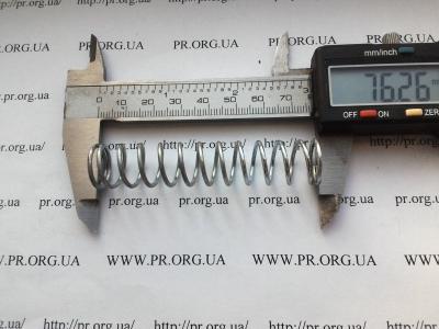 Пружина сжатия 1,5 х 15,5 х 76 (Артикул: S7300)