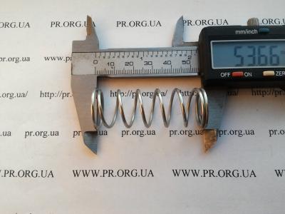 Пружина стиснення 1,5 х 19 х 53,5 (Артикул: S7304)