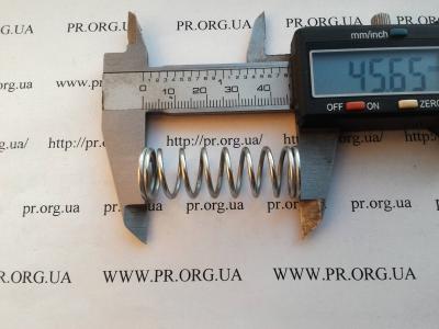 Пружина стиснення 1,5 х 15 х 45,5 (Артикул: S7305)