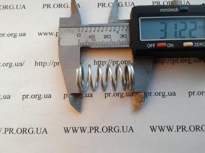 Пружина сжатия 1,5 х 16 х 31 (Артикул: S7308)