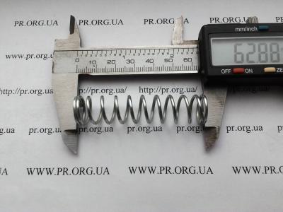 Пружина сжатия 1,5 х 14 х 62,5 (Артикул: S7311)