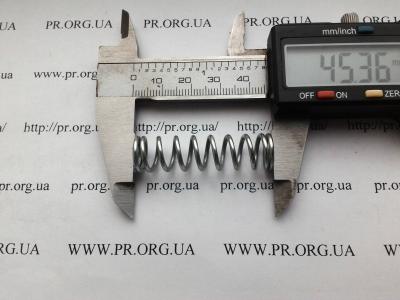 Пружина стиснення 1,5 х 11,8 х 45 (Артикул: S7316)