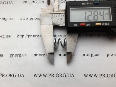 Пружина сжатия 1,5 х 9,8 х 12,5 (Артикул: S7318)