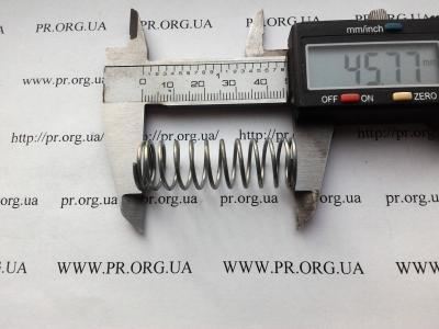 Пружина стиснення 1,2 х 15 х 45,5 (Артикул: S7325)