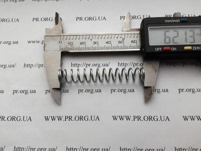 Пружина стиснення 1,2 х 11 х 62 (Артикул: S7336)