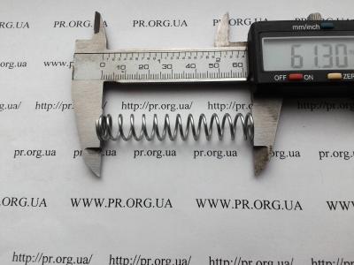 Пружина стиснення 1,2 х 11 х 61 (Артикул: S7337)