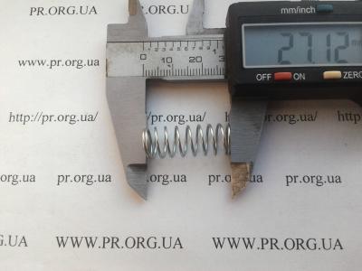 Пружина сжатия 0,8 х 10,3 х 27 (Артикул: S7348)