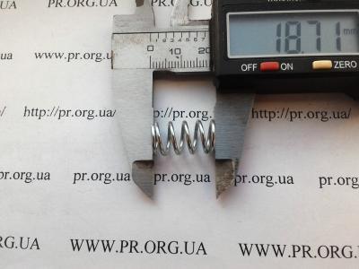 Пружина стиснення 1,2 х 10,3 х 18,5 (Артикул: S7366)