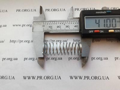 Пружина сжатия 1 х 14 х 41 (Артикул: S7370)