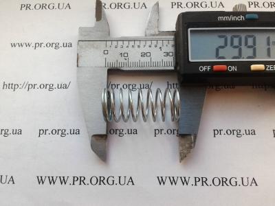Пружина стиснення 1 х 14 х 30 (Артикул: S7371)