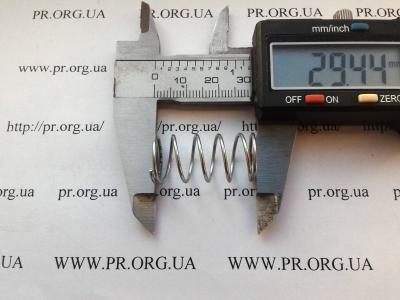 Пружина сжатия 1 х 14 х 29,5 (Артикул: S7372)
