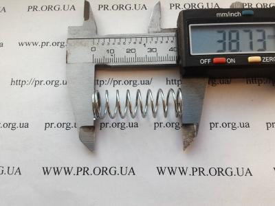 Пружина сжатия 1 х 12,9 х 38,5 (Артикул: S7377)
