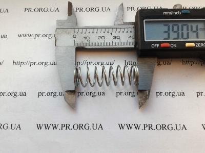 Пружина стиснення 1 х 12,9 х 39 (Артикул: S7379)