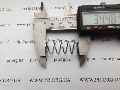 Пружина сжатия 1 х 12,4 х 34,5 (Артикул: S7387)