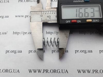 Пружина стиснення 0,8 х 9,6 х 16,5 (Артикул: S7417)