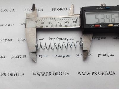 Пружина стиснення 0,8 х 8,3 х 53,5 (Артикул: S7420)