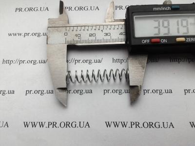 Пружина стиснення 0,8 х 8,3 х 39 (Артикул: S7424)