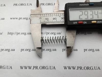 Пружина стиснення 0,8 х 8,3 х 29 (Артикул: S7427)