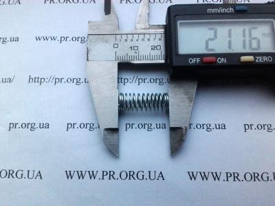 Пружина сжатия 0,8 х 7,6 х 21,2 (Артикул: S7431)
