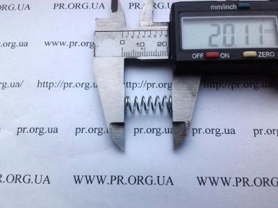 Пружина сжатия 0,8 х 7,6 х 20 (Артикул: S7436)