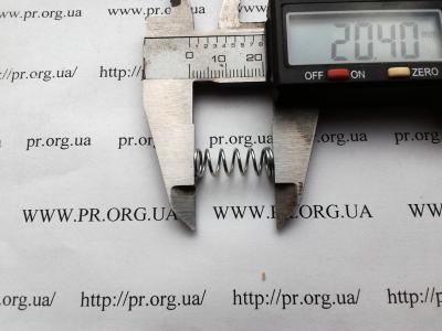 Пружина сжатия 0,8 х 7,6 х 20,5 (Артикул: S7445)