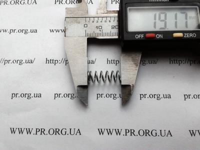 Пружина сжатия 0,8 х 7,2 х 19 (Артикул: S7447)