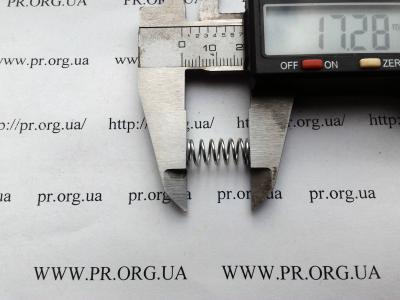 Пружина сжатия 0,8 х 7,2 х 17 (Артикул: S7450)