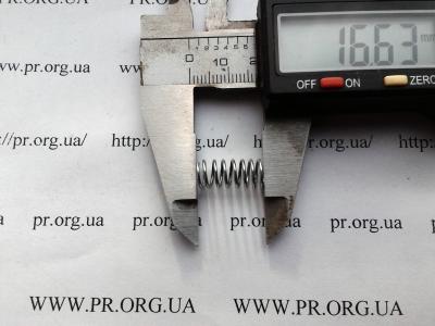 Пружина сжатия 0,8 х 7,6 х 16,5 (Артикул: S7452)