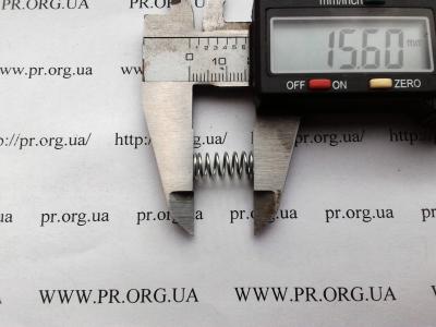 Пружина сжатия 0,8 х 7,4 х 15,5 (Артикул: S7454)