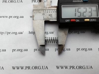 Пружина сжатия 0,8 х 7,2 х 15,2 (Артикул: S7456)